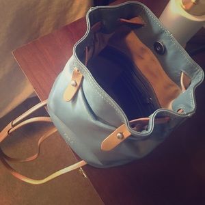 Small leather purse/backpack. Like new condition.